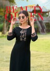 Aaradhya By 9 Street Hand Work Rayon Weaving Designer Kurtis Wholesale Price In Surat